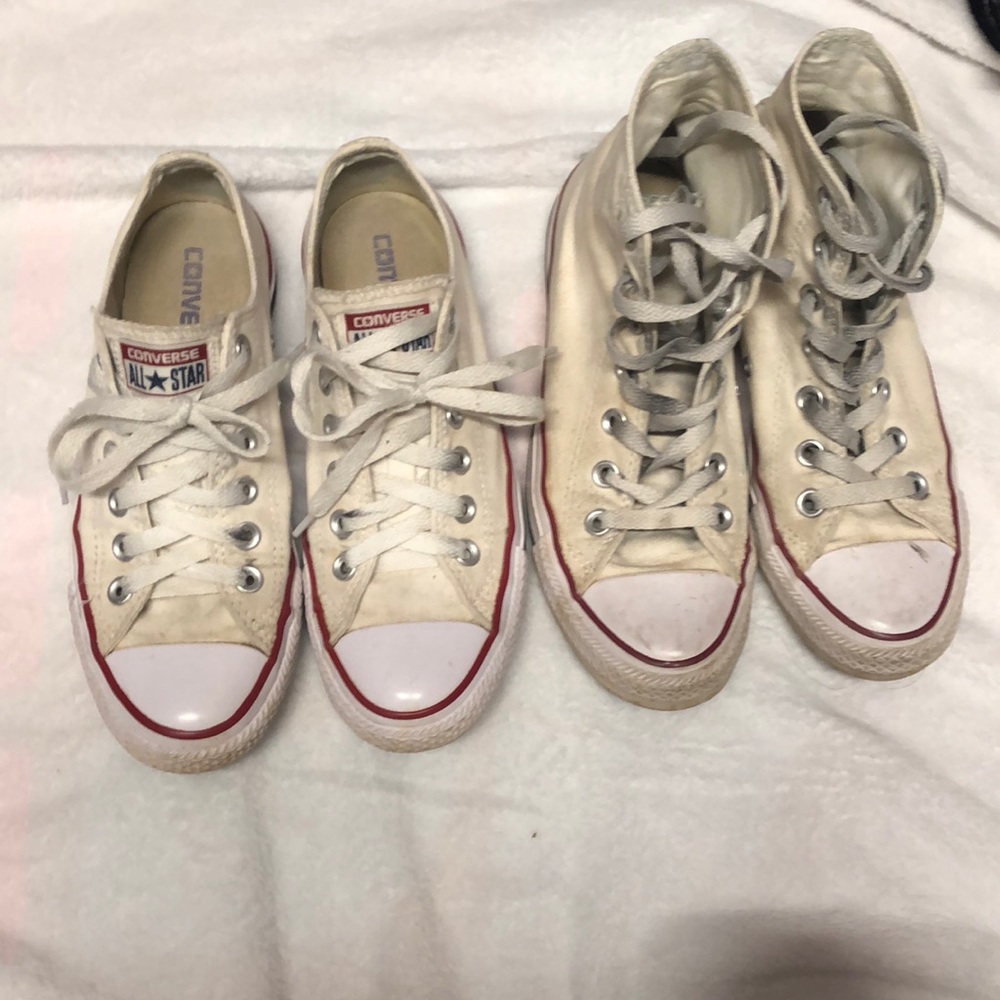 White converse bundle!!